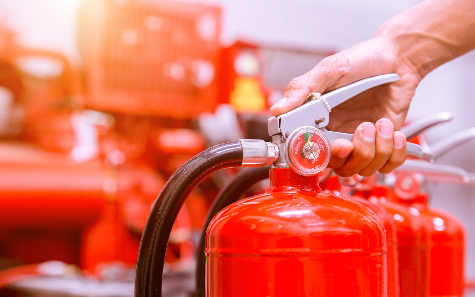 Mockup der Brandschutzunterweisung