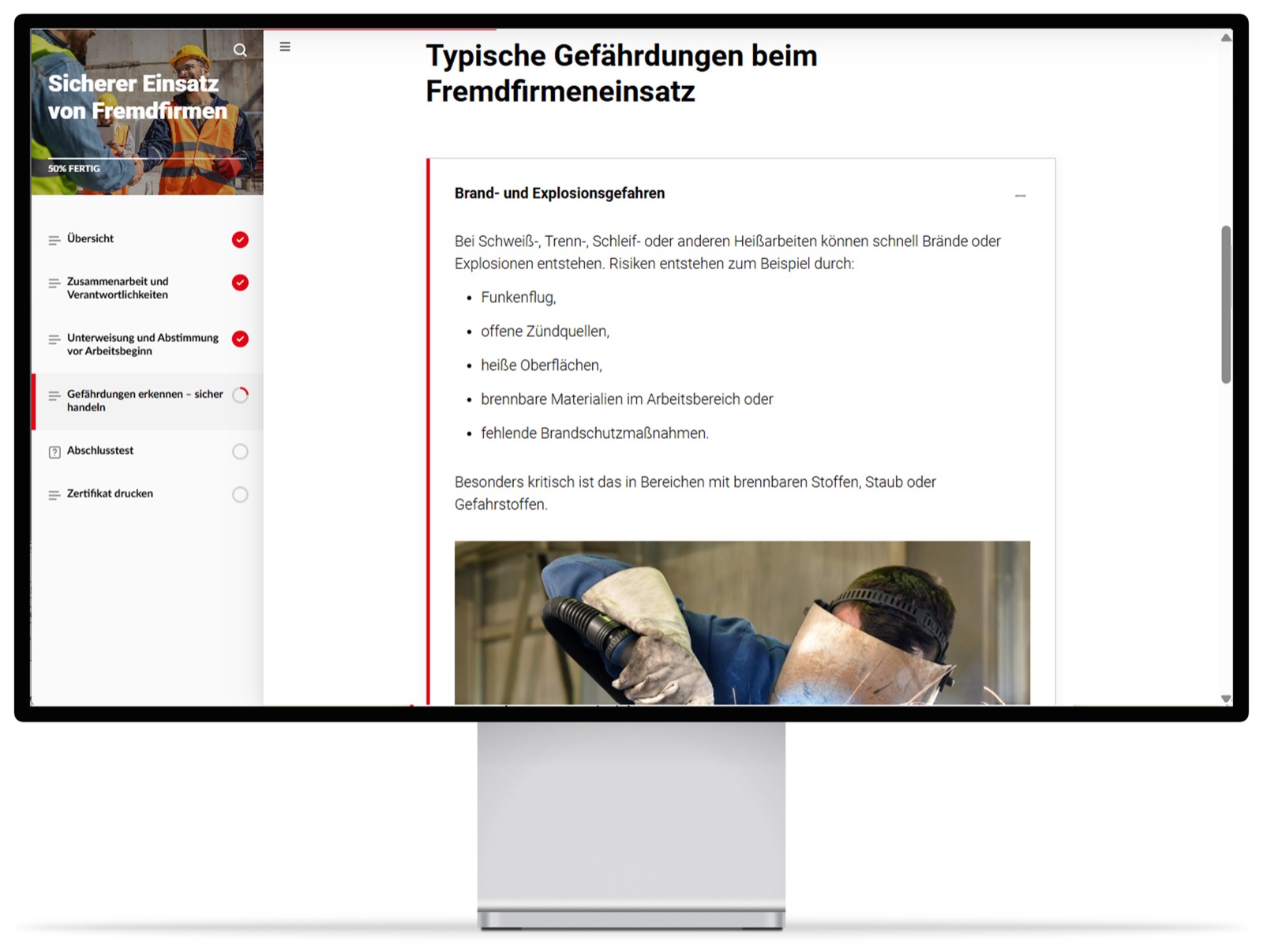 Vorschau Gefährdungen erkennen – sicher handeln
